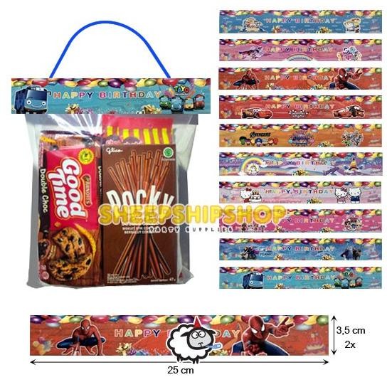 

\"\"\"\] PLASTIK OPP TALI 25X30CM Isi 10Pcs/Plastik Bingkisan Snack Ulang Tahun