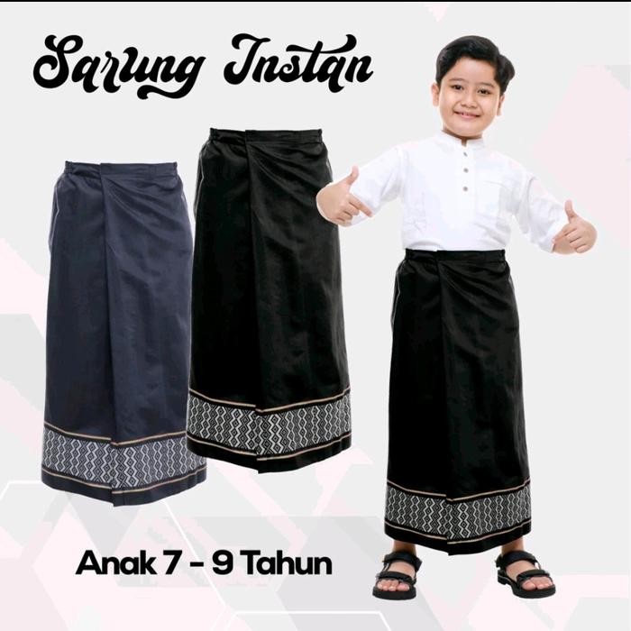 sarung anak instan 1 - 9 tahun / sarung anak sunat laki laki / sarung buat anak sunatan / sarung