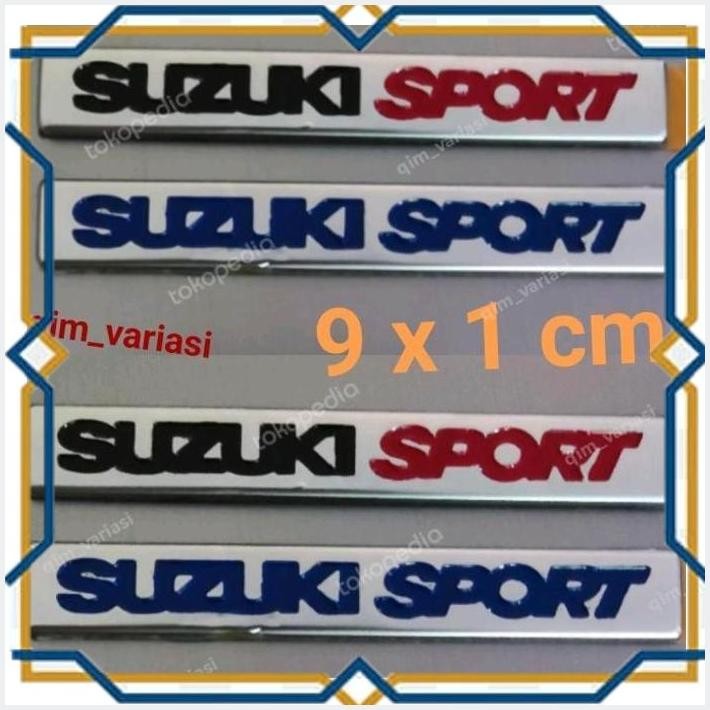 [QIM] EMBLEM LOGO SUZUKI SPORT ERTIGA XL7 SCROSS IGNIS BALENO KARIMUN WAGONR