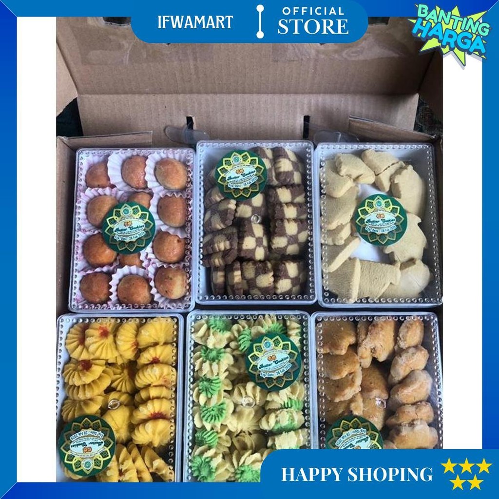 

Kue Paket Lebaran Isi 6 Toples | Kue Kering Lebaran | Grosir Kue Paket Lebaran | Kue Idul Fitri | Kue Nastar Lebaran D Termurah