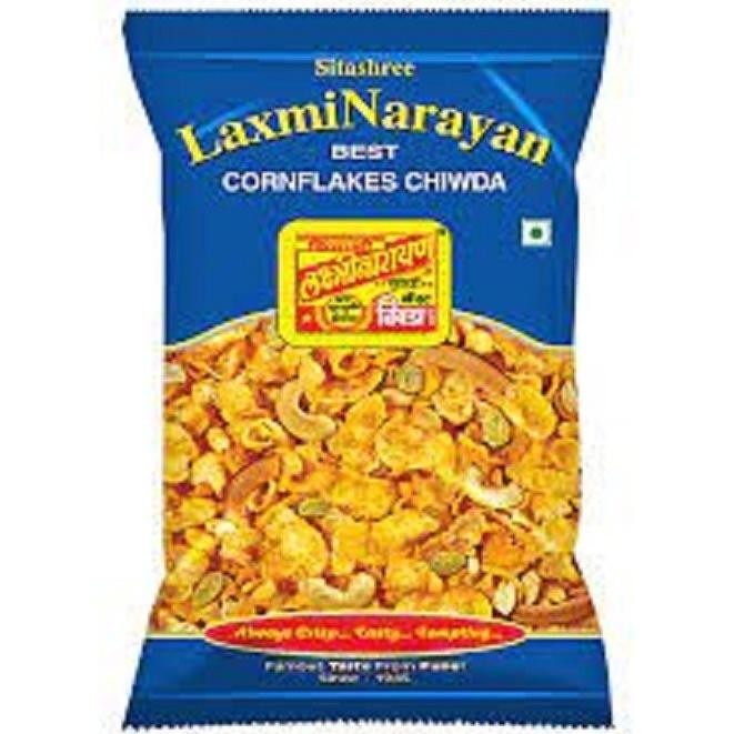 

@#@#@#] CORNFLAKES CHIWDA LAXMINARAYAN 250G / Kepingan Jagung Berbumbu