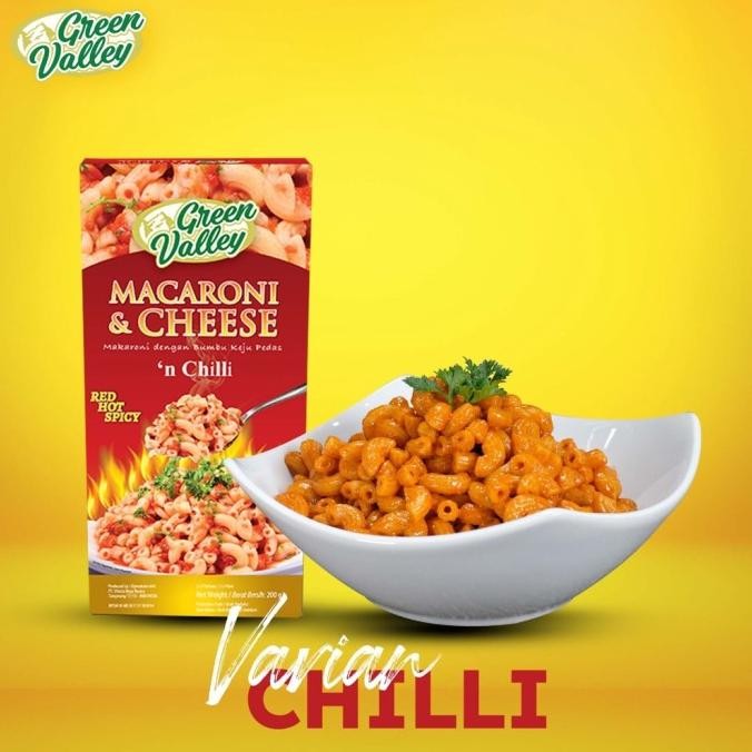 

_^_^_^] MACARONI & CHEESE 'N CHILLI GREEN VALLEY 200g