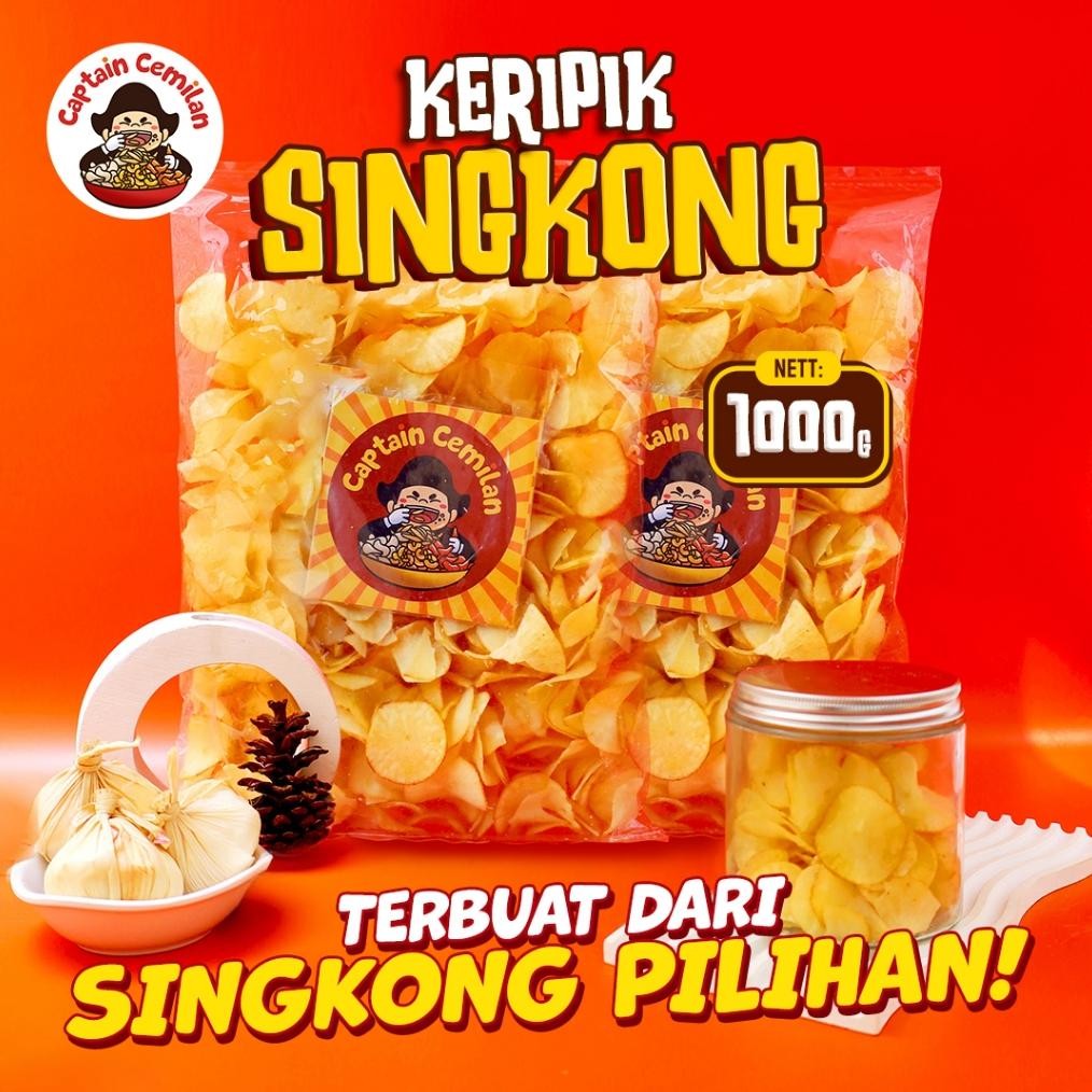 

Keripik Singkong Original 1Kilogram Keripik Singkong Asin Gurih Renyah Isi 1kg 1 Kilo cemilan snack snack kiloan