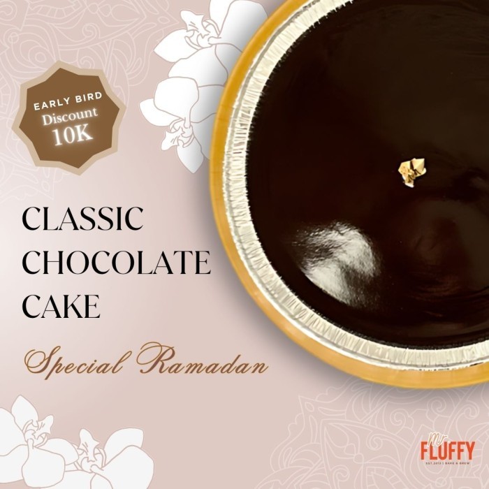 

New! Cake Lebaran Classic Chocolate Cake Lumer Ramadan Hantaran Idul Fitri Lebaran