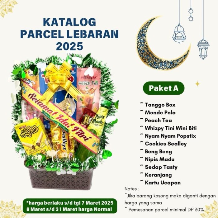 

New! parcel lebaran idul fitri thr lebaran paket a - Paket A Lebaran
