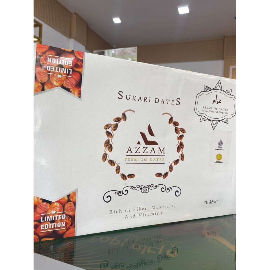 

Kurma Sukari Premium Azzam - Kemasan 3 Kg Manis, Lembut & Fresh