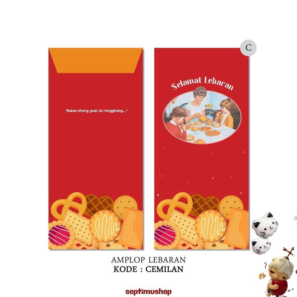 

Amplop Lebaran Idul Fitri | Cemilan Set Isi 8Pcs Kilat