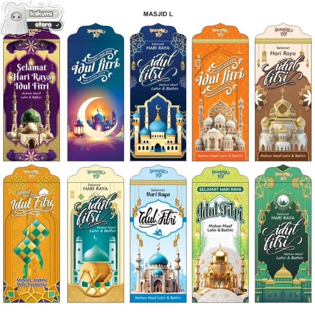 

Ampau Amplop Yk L Lebaran Masjid Df Uk Besar Isi 100 Lembar Uk 16X8Cm Sale