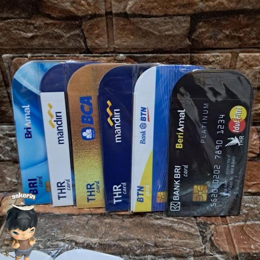 

( 100 Lembar ) Angpau/Amplop Lebaran Idul Fitri Karakter Atm Cod