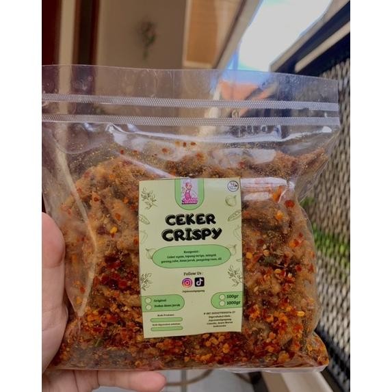 

KERIPIK CEKER CRISPY 250GR KRIUK CIKRUH ORIGINAL & PEDAS GURIH JAJANAN CEMILAN KERUPUK KRISPI RENYAH