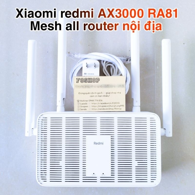 Xiaomi Redmi AX5 AX1800 AX3000 CR8806 CR8808 CR8809 PENGEMBALIAN WiFi 6 AX3000 Jala Semua Gigabit Wi