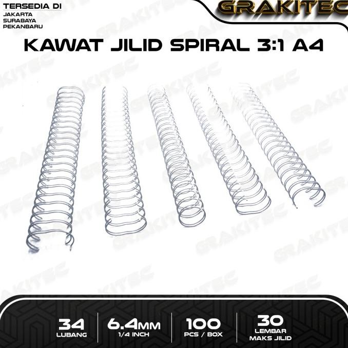 

Ring Kawat Jilid Spiral A4 3:1 Wire