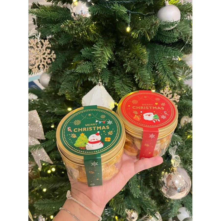 

^%^%^%^%] Sticker Xmas Toples 7.5x14.5cm per 4pcs Label Perekat Stiker Natal Christmas Sticker Decor