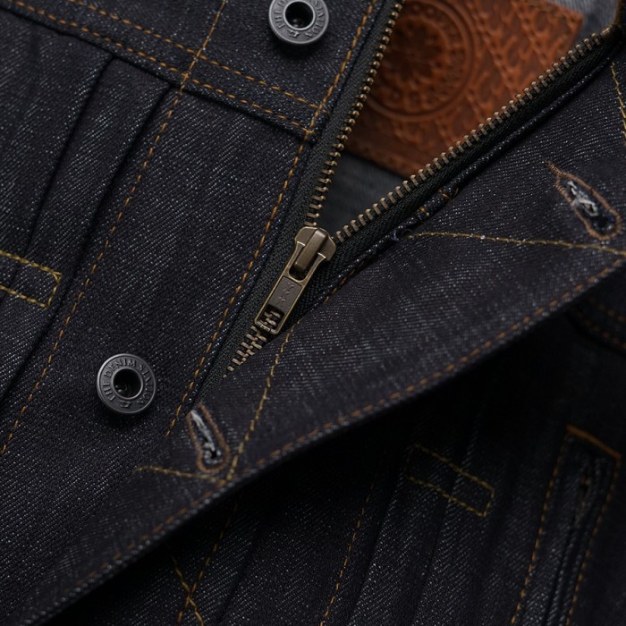 The Denim Station X Trooper Custom- KHARANG 13OZ Super Slub Denim Jacket (Made To Order)
