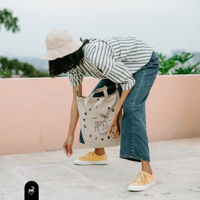 Svggest Sling Bag/Tote Bag Camel Mix