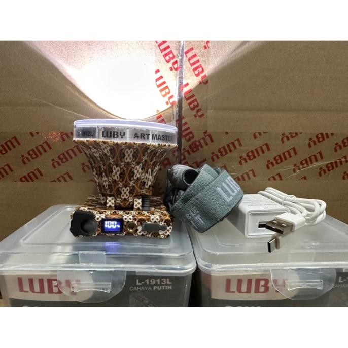 Senter Kepala Luby L-1912L Headlamp 50 Watt L1912L ART MASTER Pattern Terlaris