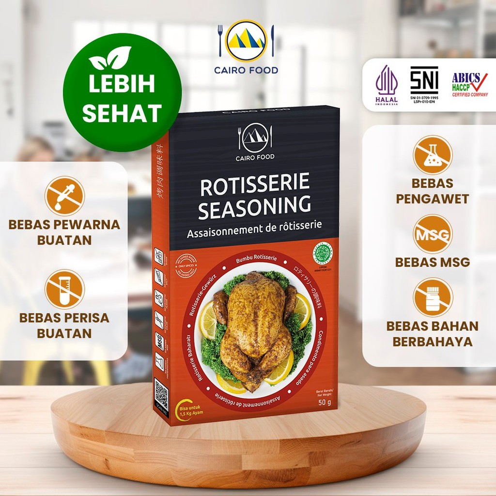 

Bumbu Rotisserie Spice Mix Sehat - Cairo Food
