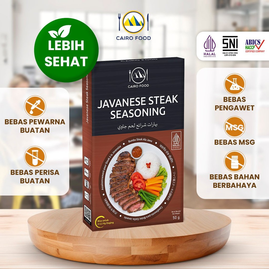 

Bumbu Steak ala Jawa Spice Mix Sehat - Cairo Food