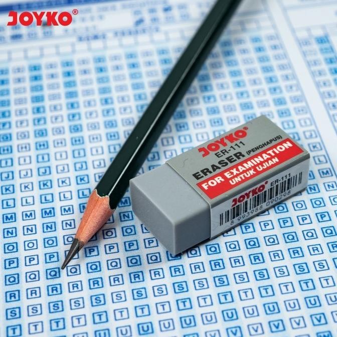 

JOYKO ERASER PENGHAPUS UJIAN JOYKO PENSIL ULANGAN EBTA EXAM GRADE ERASER ER-111 BERSIH BOX [30PCS]