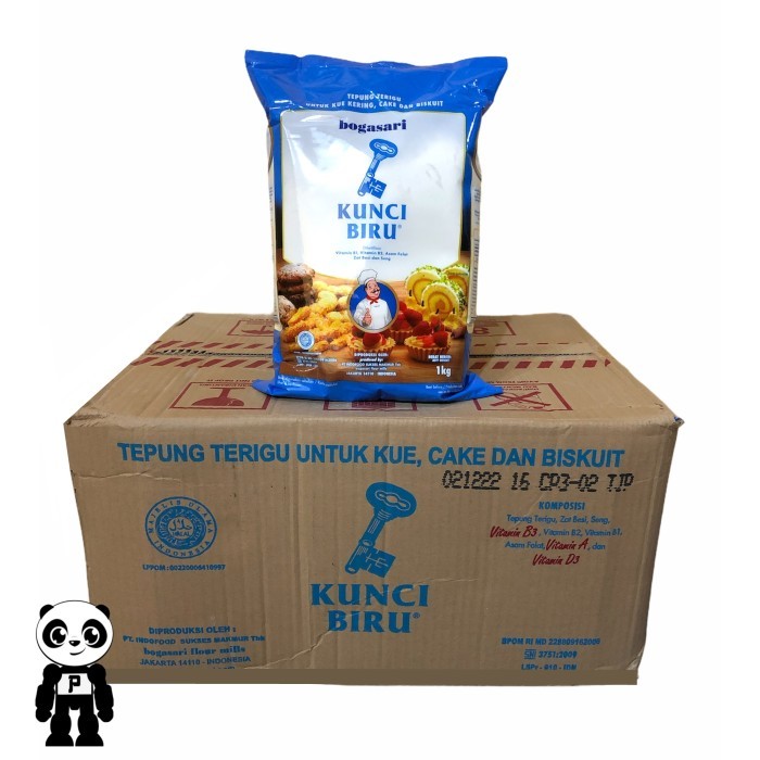 

Kunci Biru Premium Tepung Terigu 1 Dus Isi 12 Bungkus X 1Kg