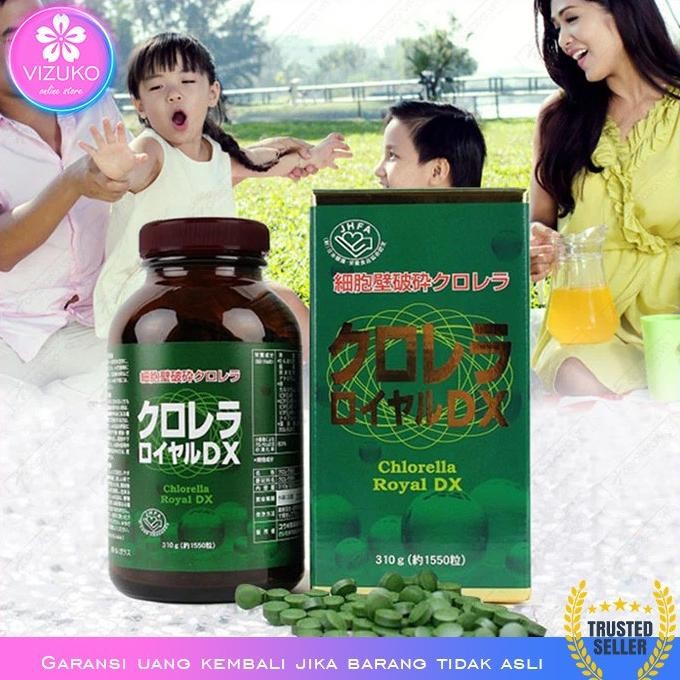CHLORELLA ROYAL DX 1550 TAB DETOX ANTI OXIDANT - ORIGINAL JAPAN