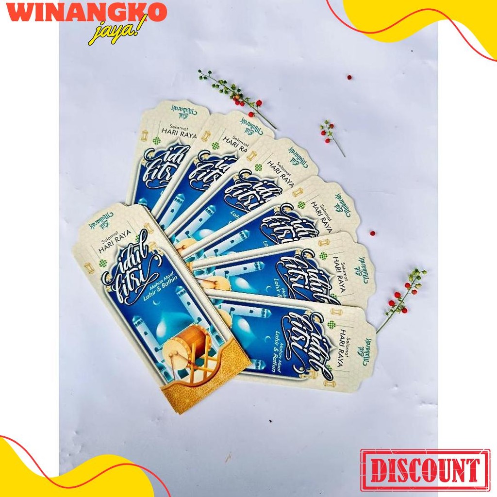 

(100 Lembar) Amplop Lebaran Panjang Isi 100 Lembar Tema Masjid / Angpao Thr Idul Fitri Hari Raya 1 Pak Isi 100 Lembar Flash Sale! Diskon Hingga 70%
