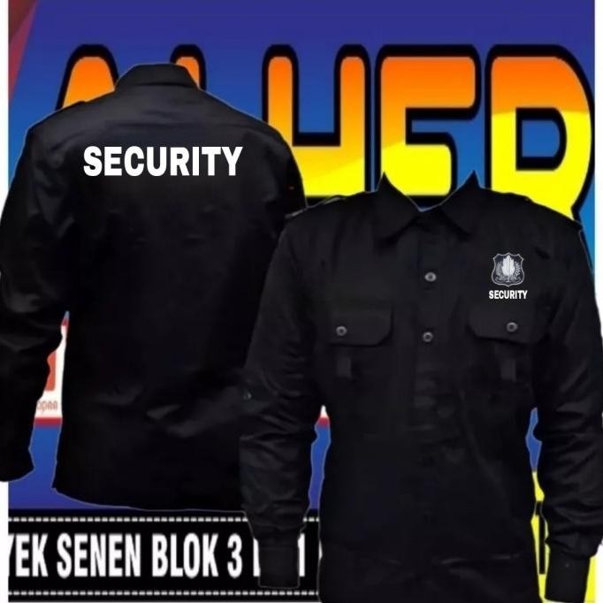 kemeja security baju SECURITY Seragam SECURITY kemeja satpam baju satp