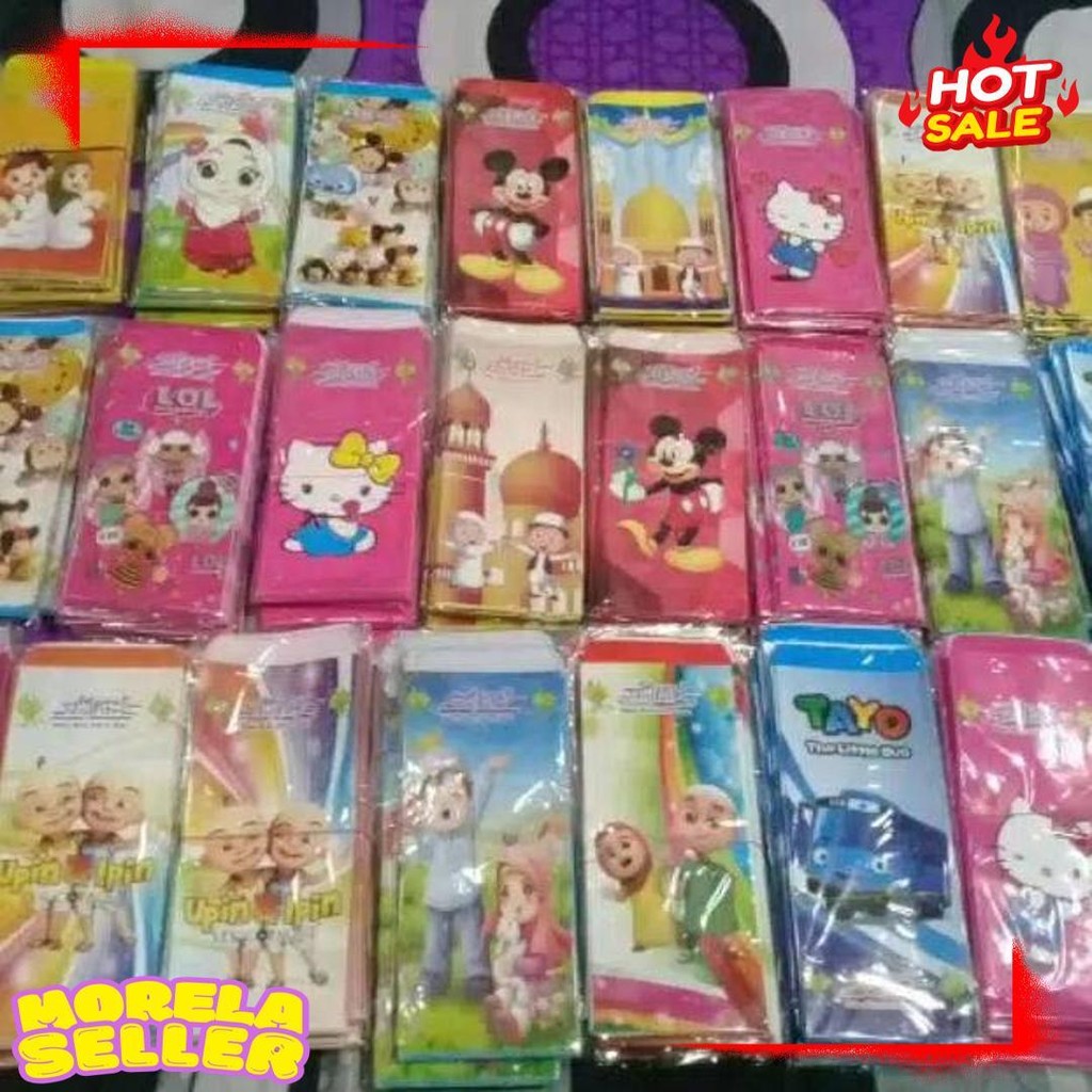 

Promo 20 Pack Isi 200 Amplop Lebaran Jumbo /Packet ..7X18 Diskon Setengah Harga