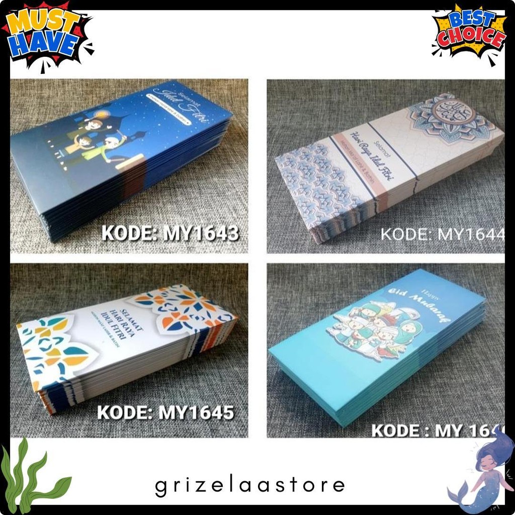 

Amplop Lebaran Exclusive - Angpau Uang Kode My1638 Diskon Setengah Harga