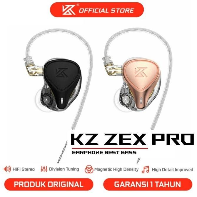 [KZ Official Store] KZ ZEX Pro / KZ CRN with Mic In Ear Earphone Terlaris