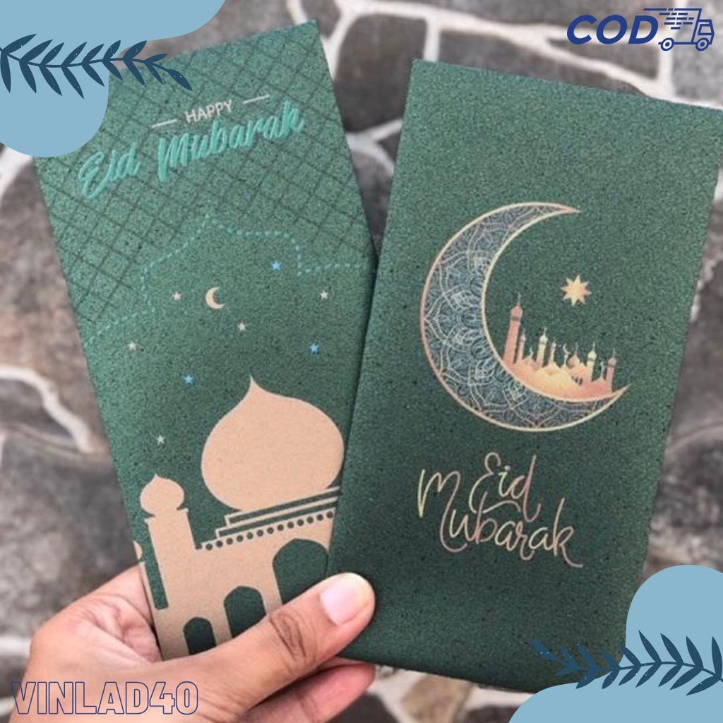 

Angpao Lebaran Premium Hijau Amplop Thr Idul Fitri Isi 6 Pcs Print Uv Terlengkap Dan Termurah