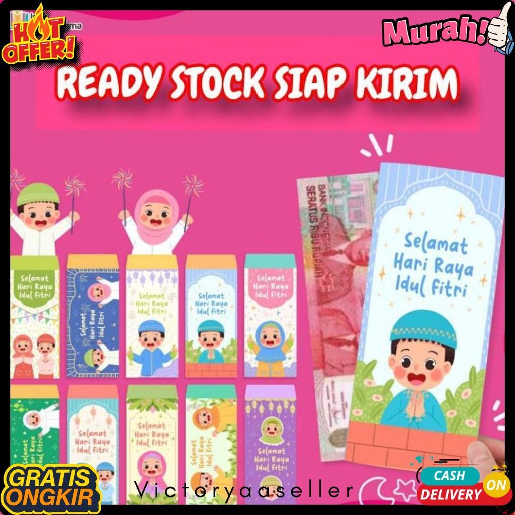 

Ready Amplop Lebaran Edisi 2025 1 Paket Isi 50 Pcs Iska Media Utama - Amplop Lebaran Lucu - Amplop Lebaran Murah - Desain Unik - Uang Diskon Setengah Harga