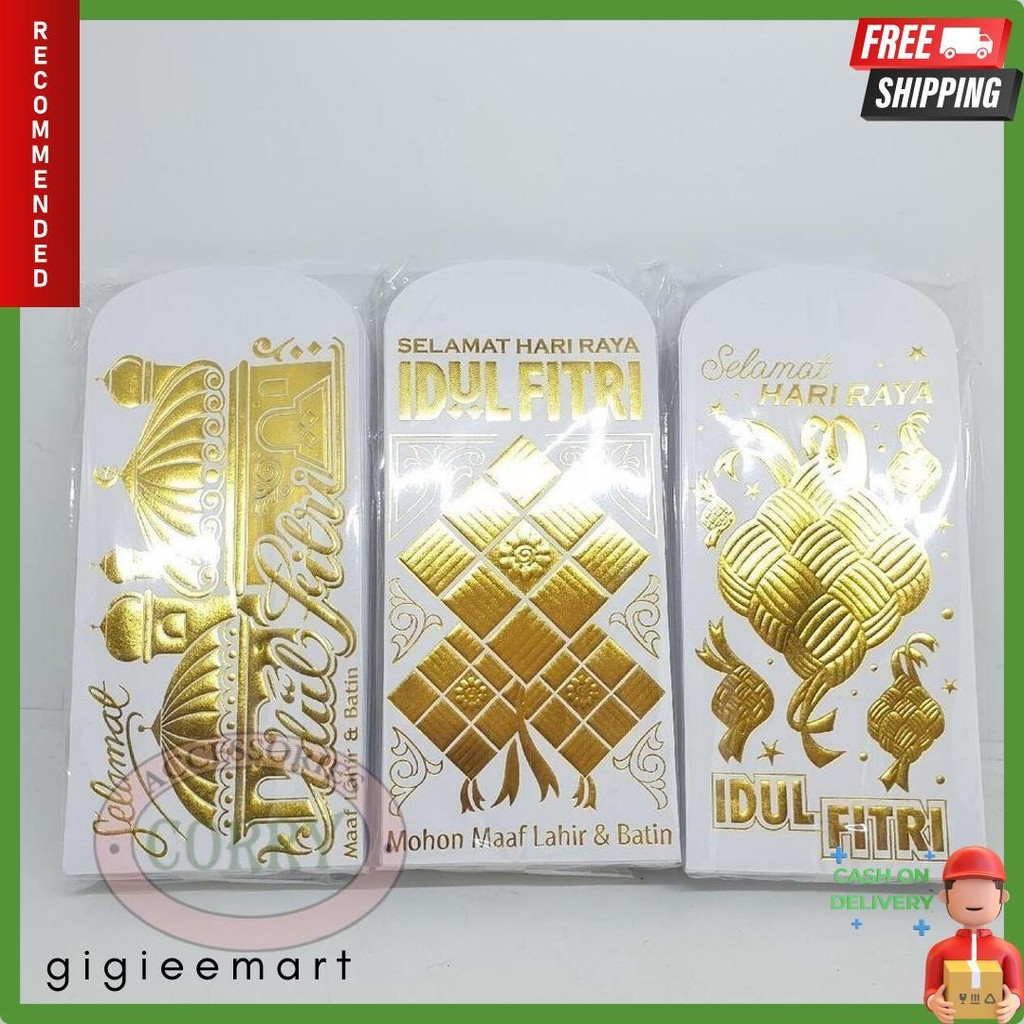 

Angpao Idul Fitri Lebaran Isi 50 Mewah 17 Cm Bulk Murah Amplop Uang Putih Embos Emas Mengkilap Terlaris! Produk Ini Banyak Dicari