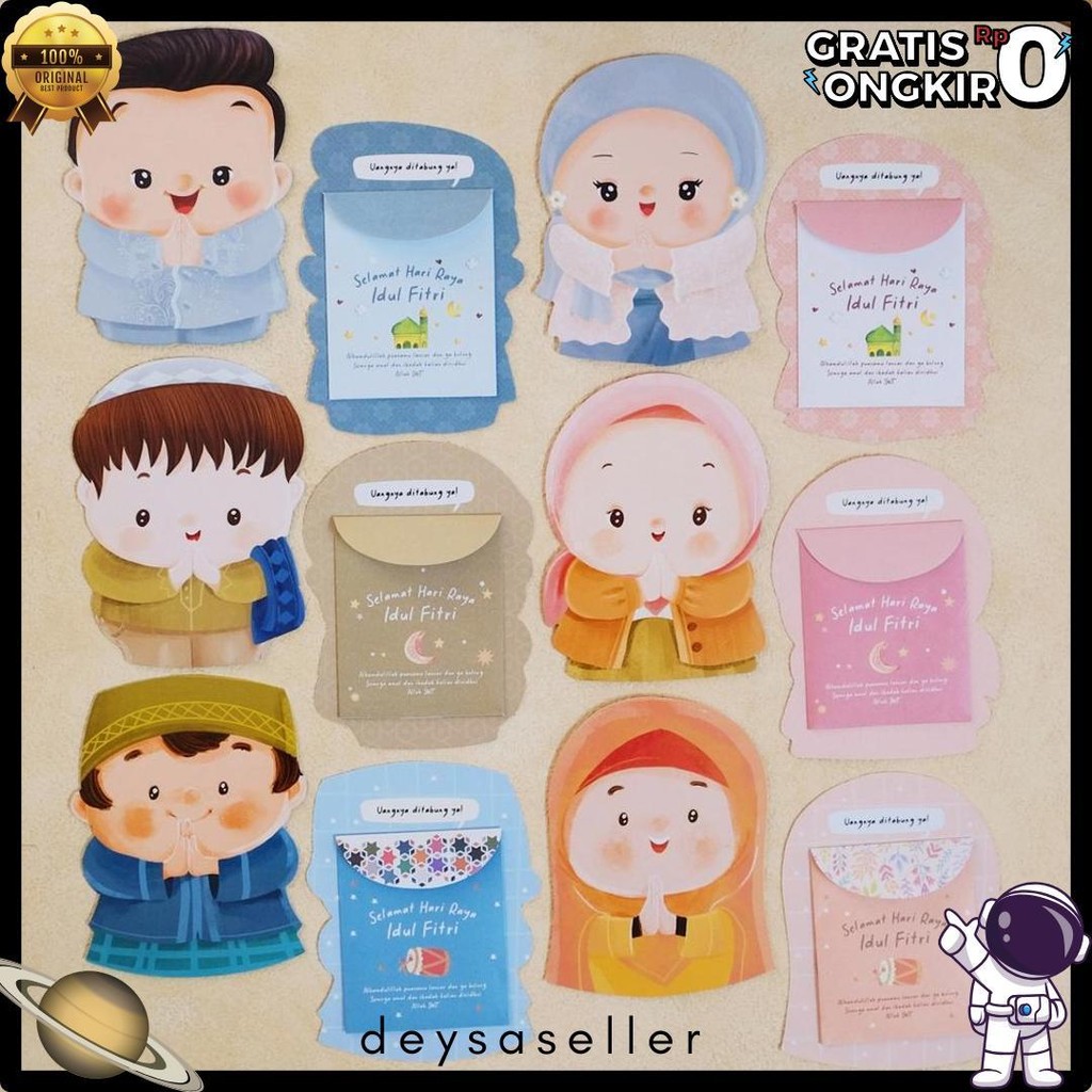 

Amplop Lebaran Lucu Unik Angpao Idul Fitri Best Seller Terlaris Diskon