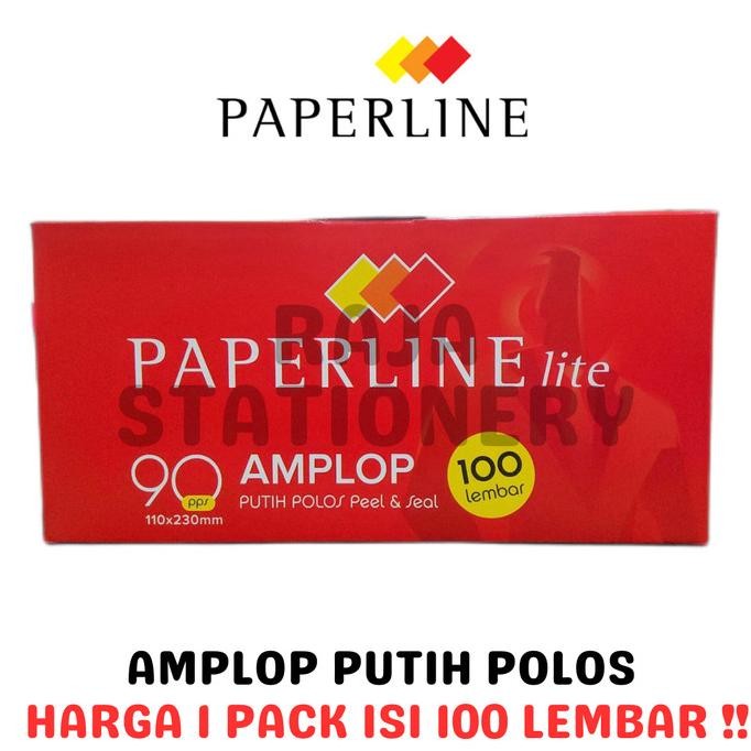 

Amplop Paperline 90 104 110 LITE Amplop Putih Polos Air Mail Envelope