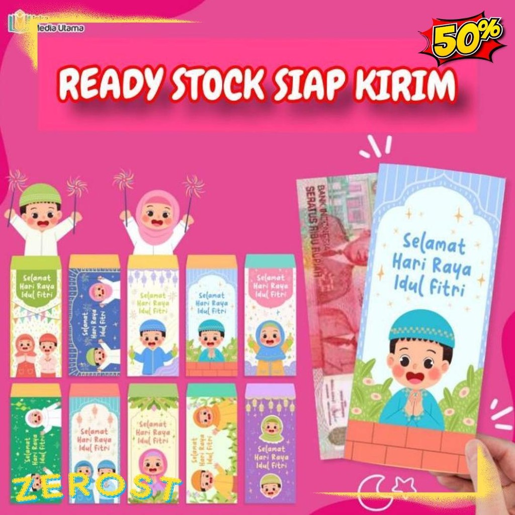 

Ready Amplop Lebaran Edisi 2025 1 Paket Isi 50 Pcs Iska Media Utama - Amplop Lebaran Lucu - Amplop Lebaran Murah - Desain Unik - Uang Terlaris! Produk Ini Banyak Dicari