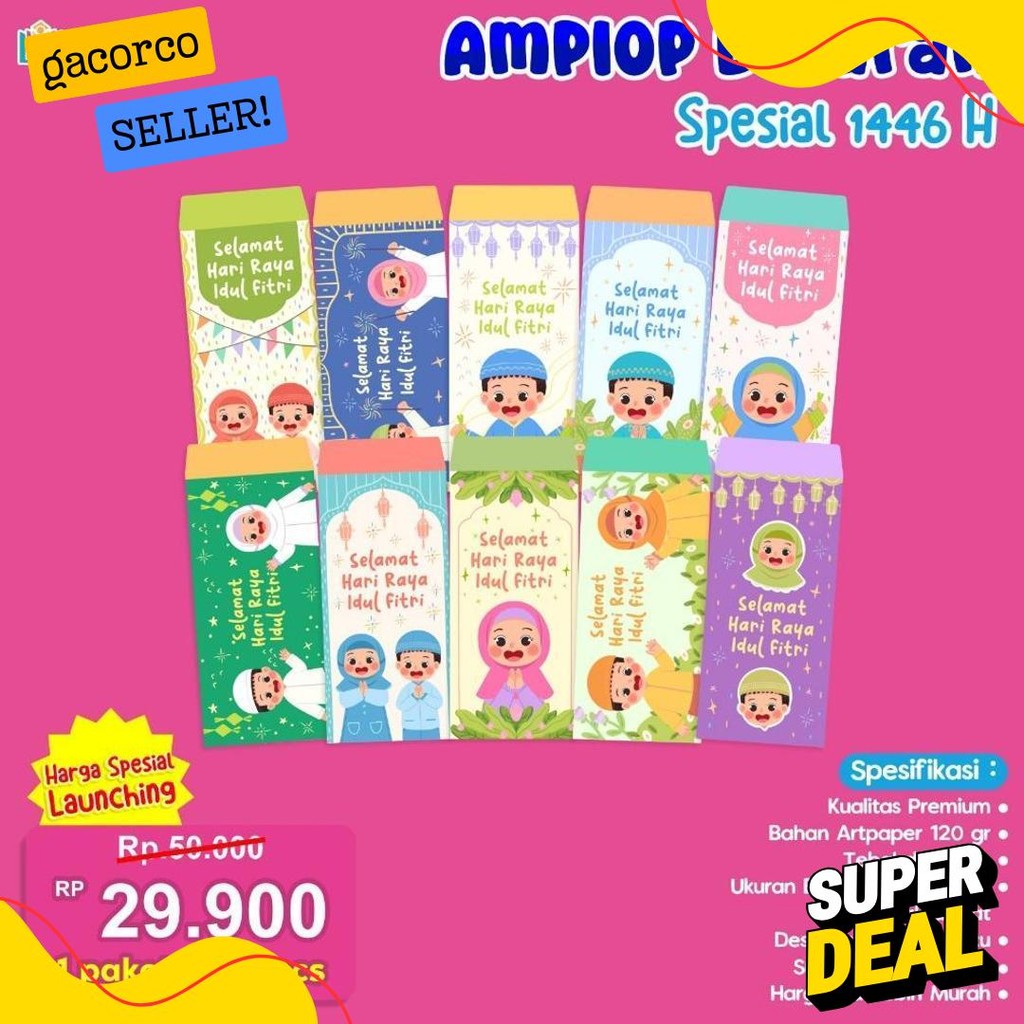 

Amplop Lebaran 2025 - Isi 50Pcs [Pustaka Hulwah] Terlengkap Dan Termurah