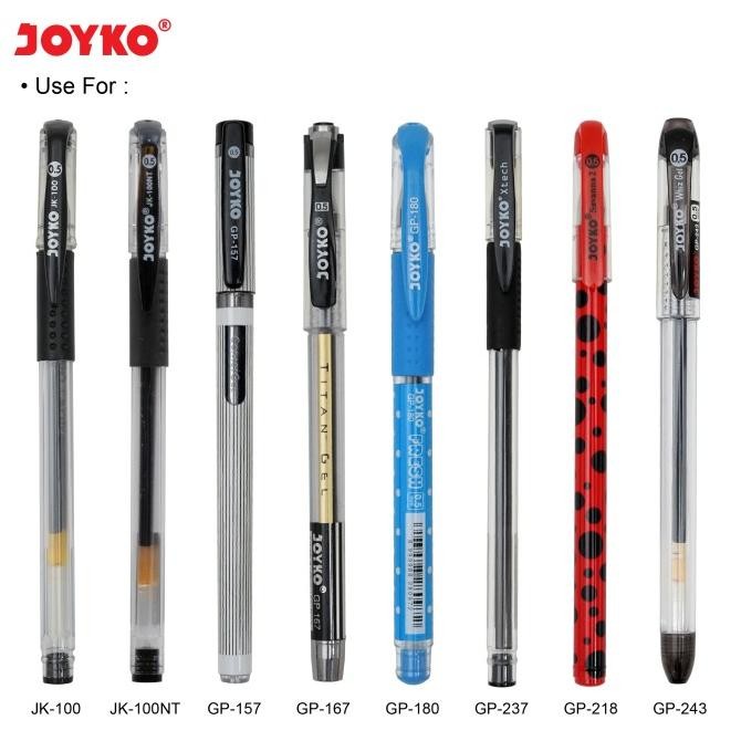 

JOYKO GEL PEN REFILL 0.5 ISI ULANG PEN JOYKO JK-100 GPR-203 [24PCS]