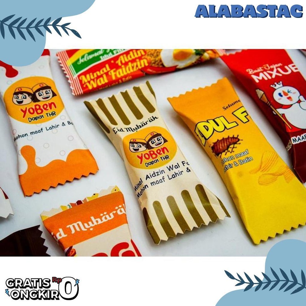 

50Pcs Amplop Lebaran Permen Amplop Viral Aestetik Angpao Murah Diskon