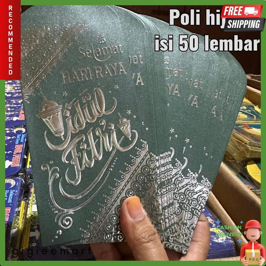 

Bellino - Grosir 1Pak Isi 50 Lembar Amplop Poli Lebaran Ukuran Sedang L Exclusive Mewah Premium Angpau Lebaran Thr Flash Sale! Diskon Hingga 70%