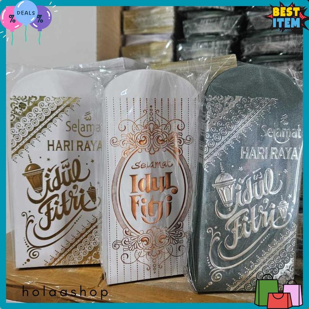 

Bellino - Grosir 1Pak Isi 50 Lembar Amplop Poli Lebaran Ukuran Sedang L Exclusive Mewah Premium Angpau Lebaran Thr Terlaris! Produk Ini Banyak Dicari