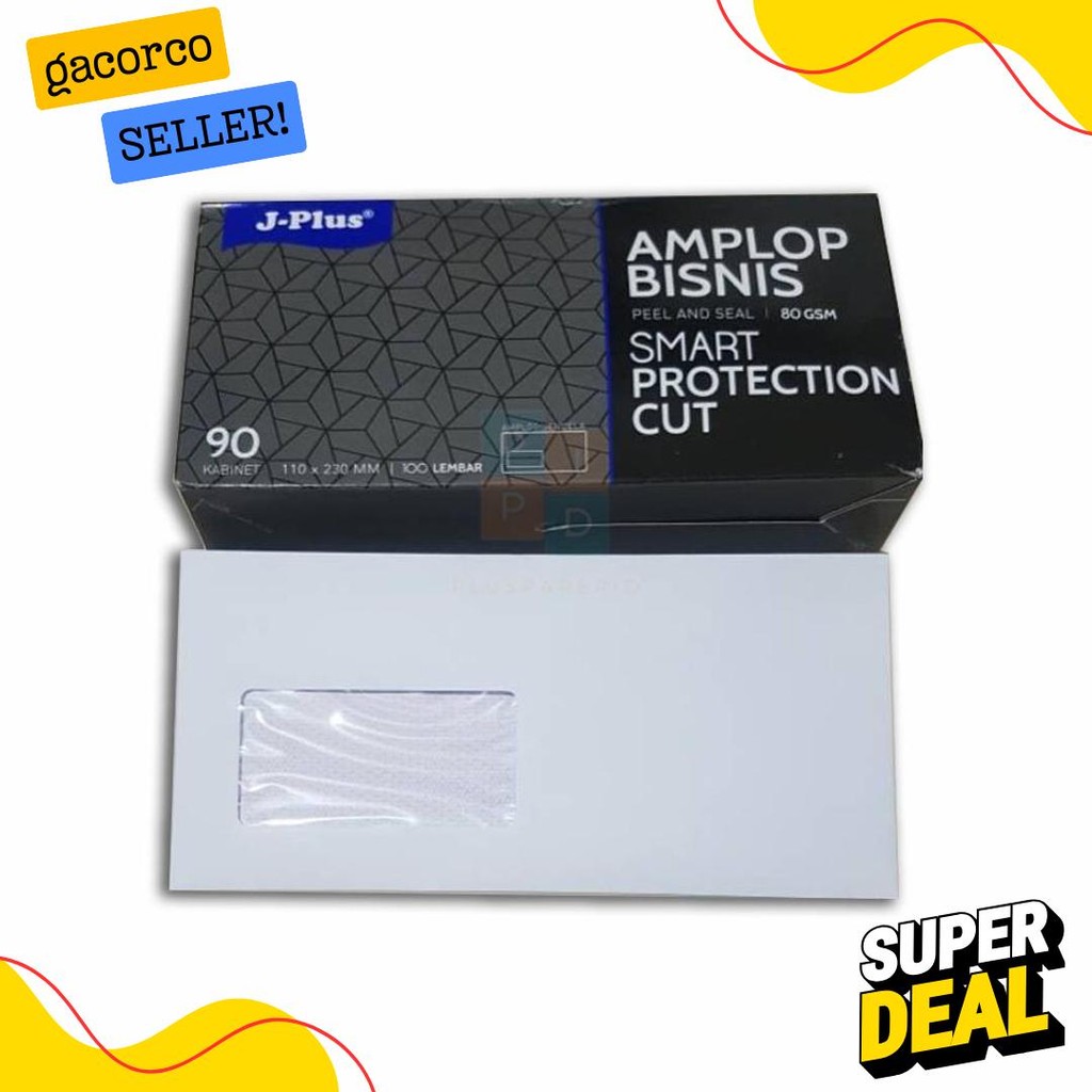 

Jplus - Amplop Putih Jendela Kiri No.90 Biru - Pack Terlaris! Produk Ini Banyak Dicari