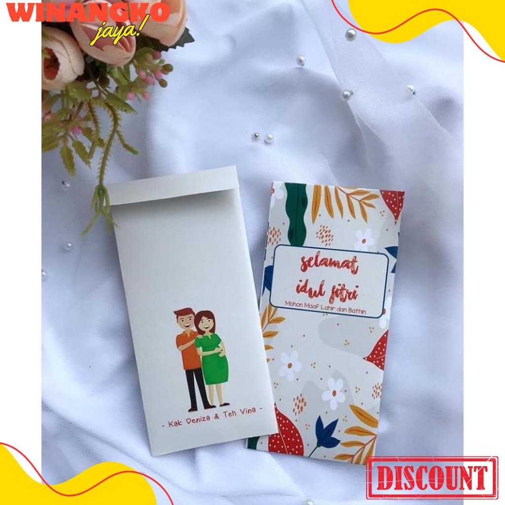 

Amplop Lebaran Custom Bisa Tambah Nama Diskon Setengah Harga