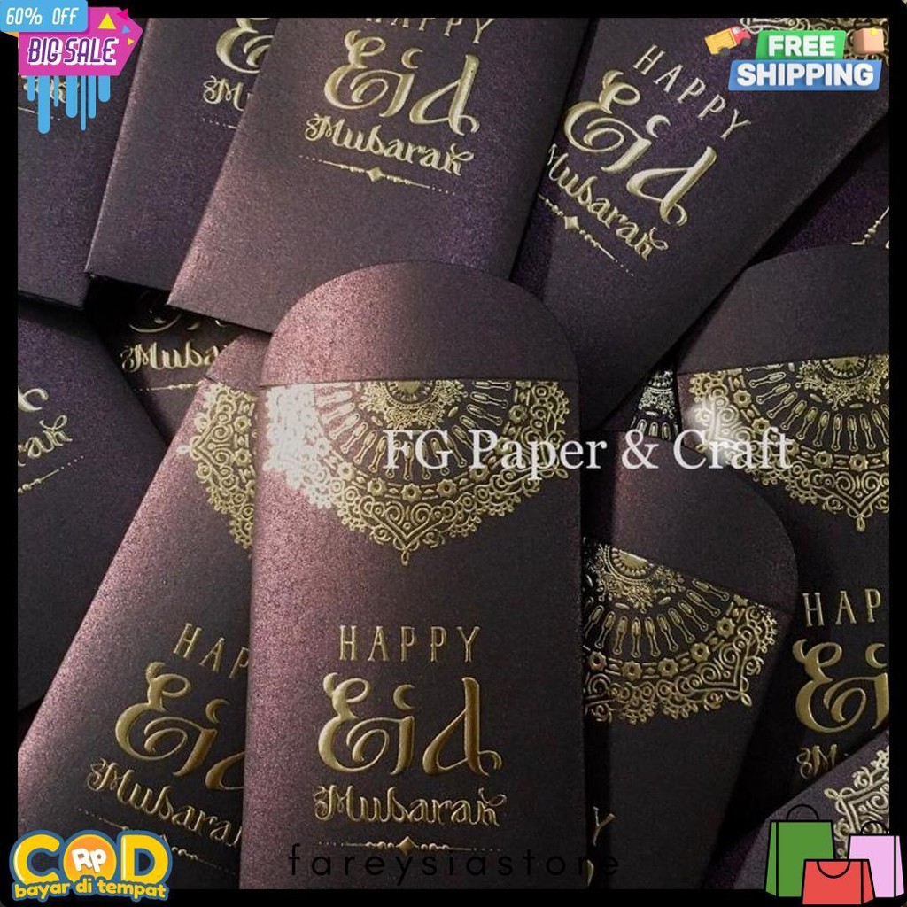 

Amplop Idul Fitri 5Pcs Money Envelope Arabic Pattern By Fgpaper Flash Sale! Diskon Hingga 70%