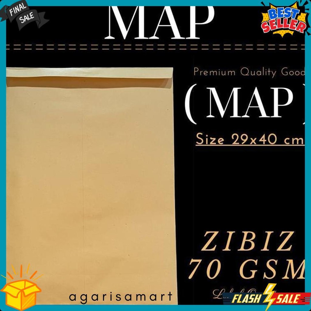 

Amplop Coklat Map ( 29X40Cm ) Terlaris! Produk Ini Banyak Dicari