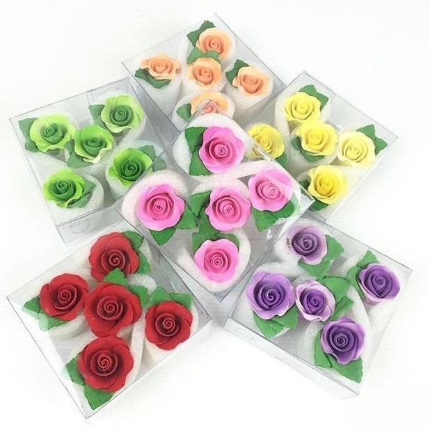 

:::::::] Gumpaste Rose (5/set) / Edible Sugar Flower Rose