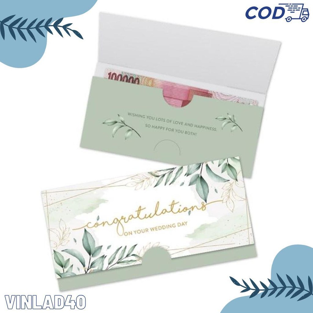 

2In1 Amplop & Kartu / Cardvelope Wedding Harvest - Eternal Wedding Diskon