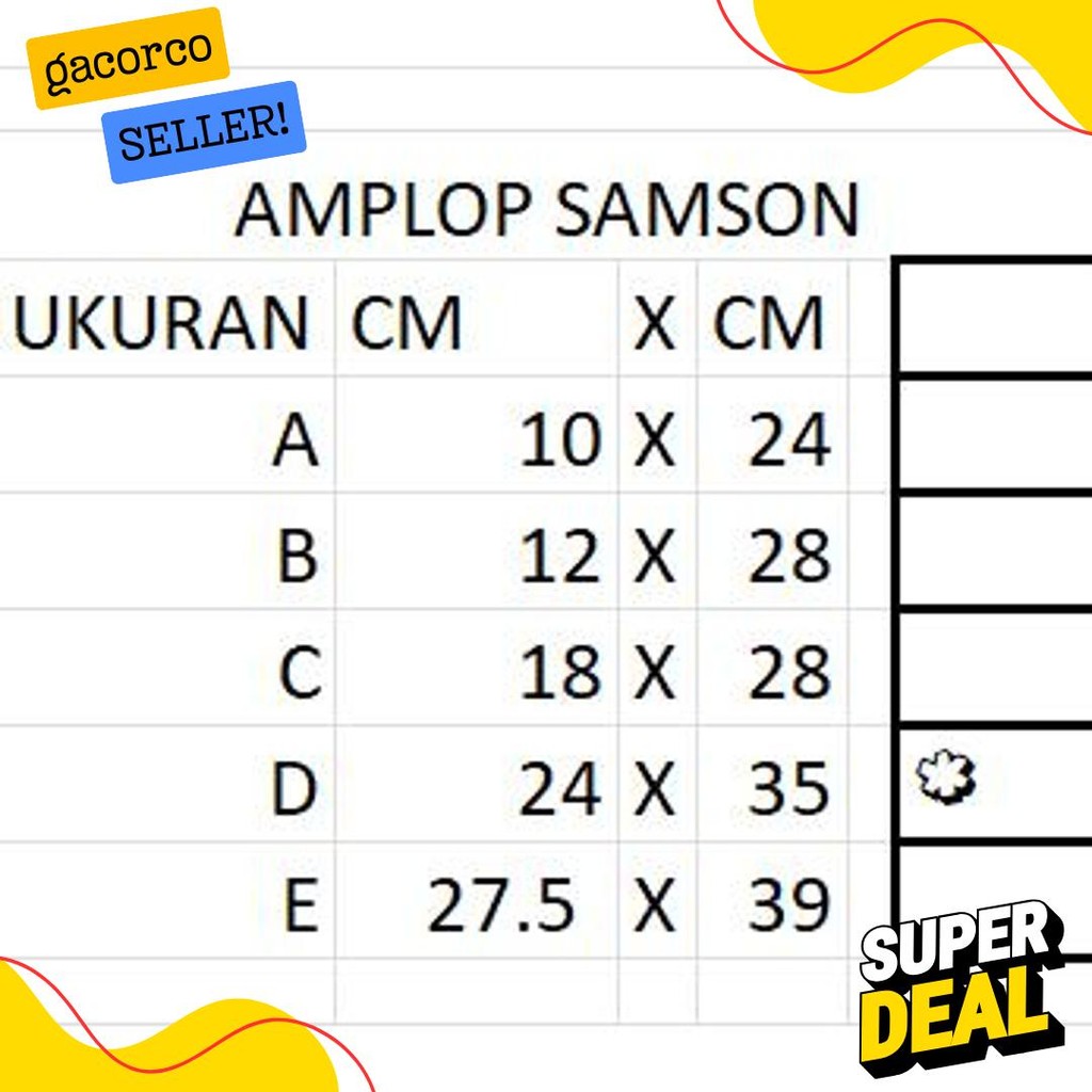 

Amplop Samson D Kujang Coklat Folio Dokumen F4 A4 Besar 24 X 35 Flash Sale! Diskon Hingga 70%