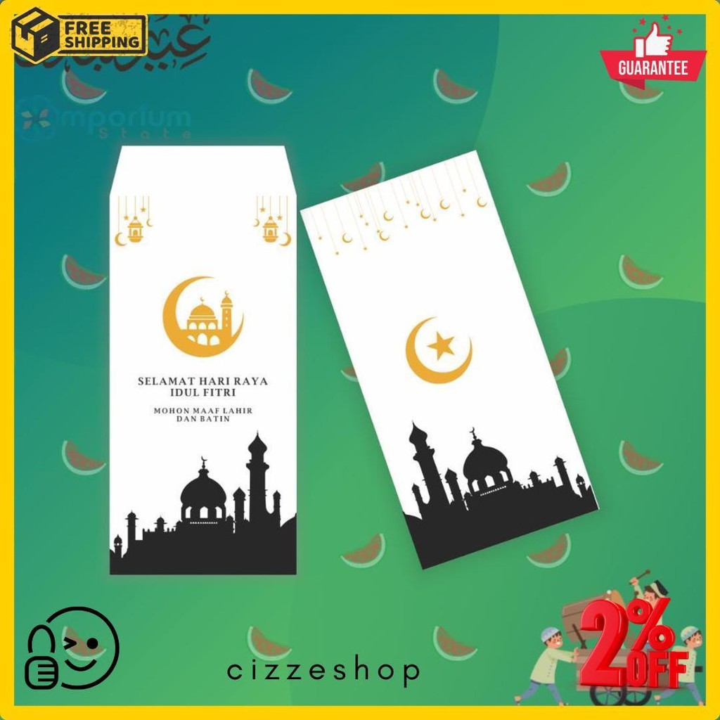 

50 Angpao Lebaran Idul Fitri / Amplop Lebaran 2025 Diskon