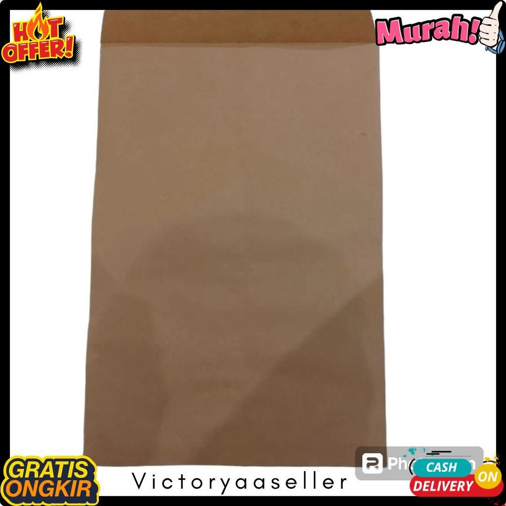 

Amplop Coklat Folio F4 24 Cm X 34.5 Cm Isi 100 Lembar Diskon